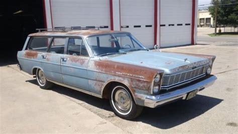 1965 Ford Station Wagon Patina Barn Find Country Sedan Galaxie Rat