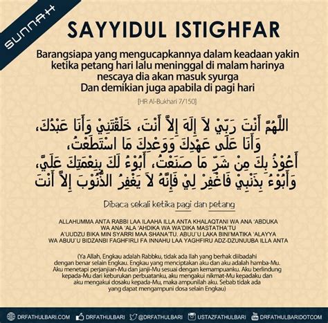 Bacaan Sayyidul Istighfar Lengkap Beserta Artinya Kumpulan Doa Islam Mutualist Us