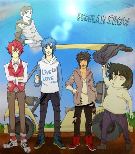 Anime Version Of The Regular Show Apenas Um Show Desenhos Regular Show