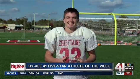 Tonganoxies Cooper Cunningham Is The Hy Vee Athlete Of The Week Youtube