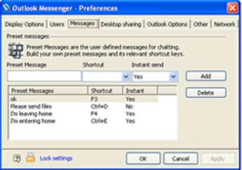Outlook Messenger Tải Về