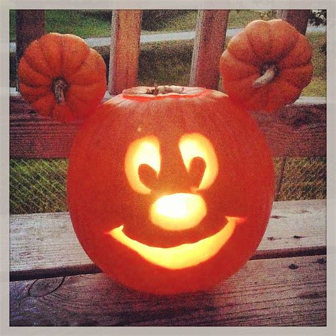 Mickey Mouse Pumpkin Disney Halloween Disney Pumpkin Mickey Mouse