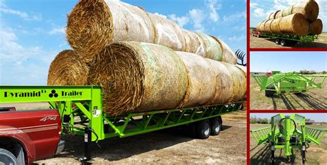 Self Dumping Hay Trailer The Pyramid Hay Trailer From Gobob Pipe And Steel