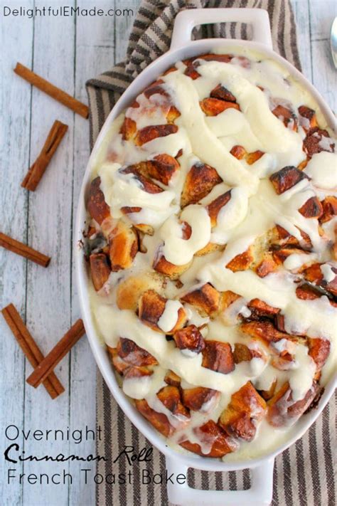 Maybe you would like to learn more about one of these? Cinnamon Roll French Toast Bake {Overnight + VIDEO} | Lil ...