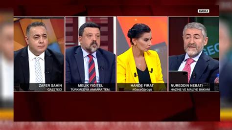 Hazine ve Maliye Bakanı Nureddin Nebati CNN Türk te açıkladı Asgari