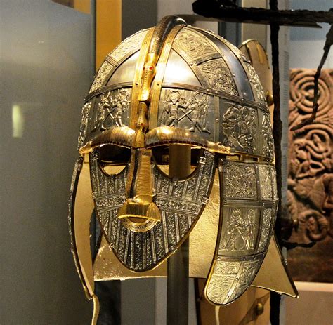 If you solve the sutton hoo helmet was discovered in to support a burial. sutton hoo treasure | Freed From Time