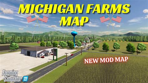 Michigan Farms Map Fs22 Map Tourreview New Mod Map Farming