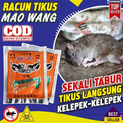 Jual Cod Mao Wang Maowang Racun Tikus Bikin Mati Kering Shopee