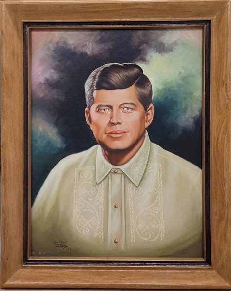 Portrait Of President Kennedy All Artifacts The John F Kennedy