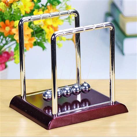 buy anaruto newton s cradle balance balls science pendulum desk toy physics gadget early fun