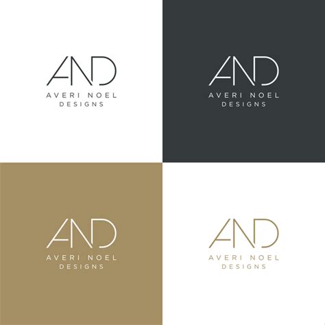 Elegant Modern Interior Designer Logo W Samples Logo