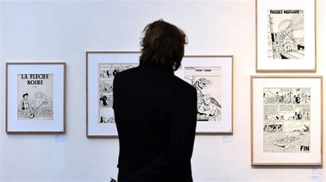 Rare Original Drawing From Tintin In America To Go On Sale
