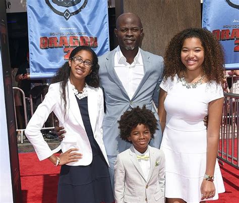 Djimon Hounsou And His Premiere Pals Black Celebrity Kids Black