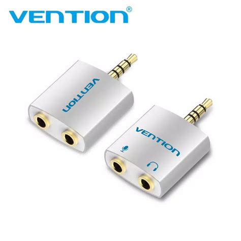 Jual Vention Splitter Audio Mm Jack Audio Connector Adapter With Mic