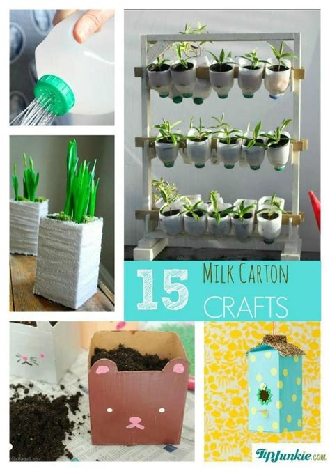 15 Fun Crafts To Make With Milk Cartons Milk Carton Crafts Milk
