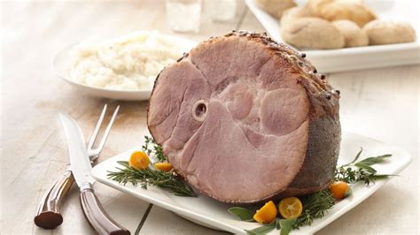 Cover the dish tightly with foil, then place it in the oven. Baked Ham with Brown Sugar Glaze (Crowd Size) Recipe ...