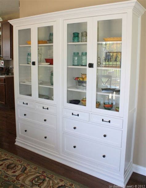 Turning Ikea Hemnes Into Built Ins Home Built In China Cabinet