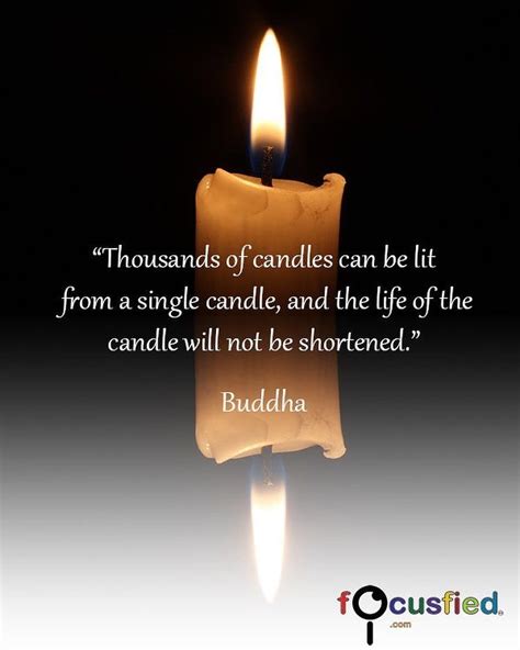 Thousands Of Candles Can Be Lit From A Single Candle Quote