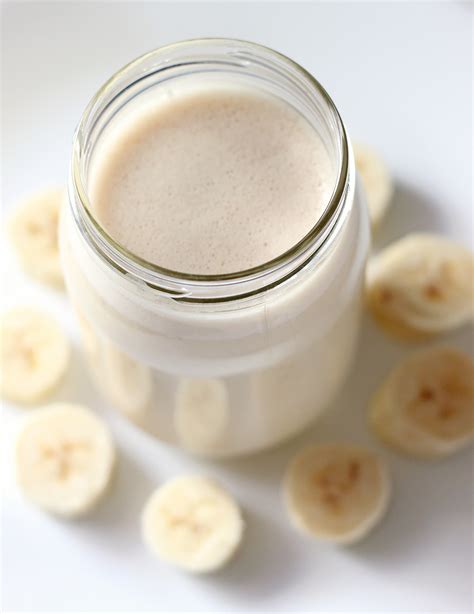 Coconut Banana Smoothie Time For Dessert Post Workout Snacks That