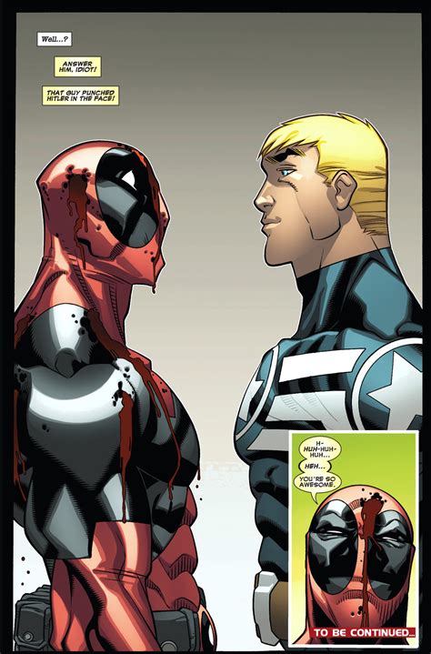 El Cap Y Deadpool Tuvieron El Bromance Más Extraño De Todo Marvel