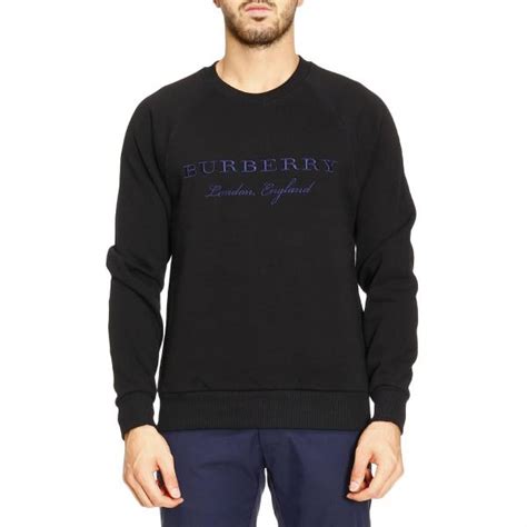 Burberry Outlet Sweater Men Sweatshirt Burberry Men Black Sweatshirt Burberry 4055804 Giglio En