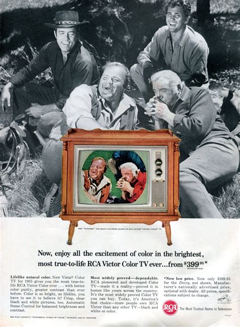 1964 Rca Victor Color Television Advertisement Time Magazine October9