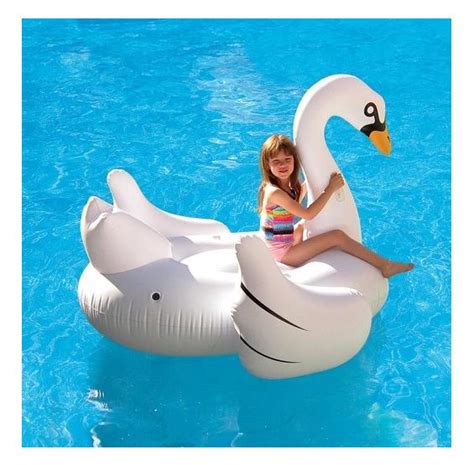 Giant Swan Rideable Pc Pools