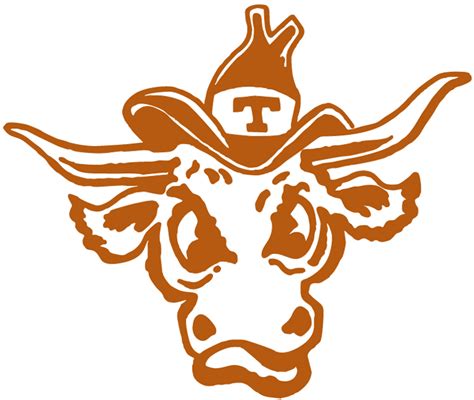 Texas Longhorns Alternate Logo 1977 Angry Longhorns Head Texas