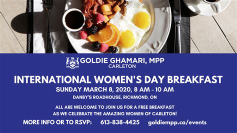 International Womens Day 2020 Breakfast In Richmond Goldie Mpp