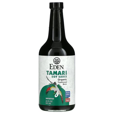 Eden Foods Organic Tamari Soy Sauce 20 Fl Oz 591 Ml