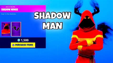 New Cloaked Shadow Skin New Item Shop Fortnite Battle Royale Youtube