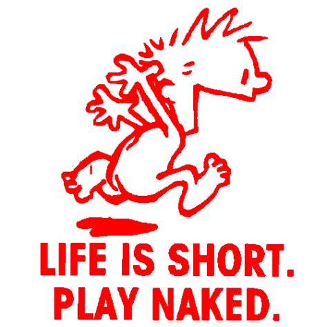 Calvin Play Naked Decal Pro Sport Stickers