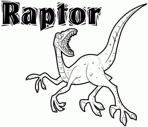 Velociraptor Coloring Pages Coloring Home