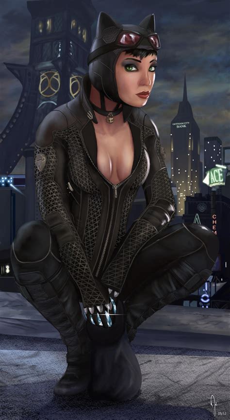 Batman Arkham City Catwoman By Ruddsart On Deviantart