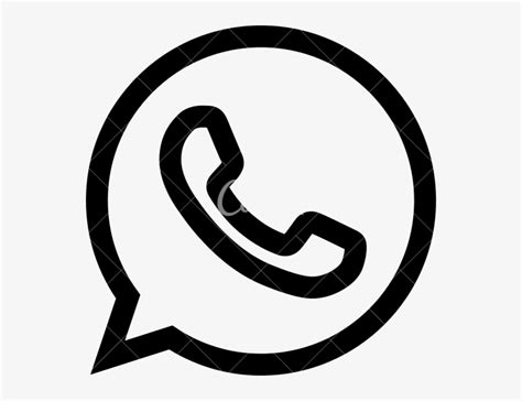 View 23 Whatsapp Logo Png Download Black And White