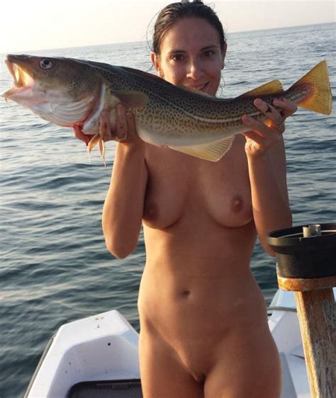 Proud Of The Fish She Caught While Nude Nudeshots