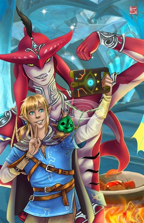 LoZ Breath Of The Wild Link Sidon Breath Of The Wild Legend Of