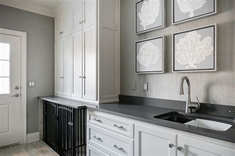 We provide quality custom cabinets, counter tops, tile trim, home improvements, handyman services, home repairs prior to home sale or renting. Transitional Laundry & Mud Room Combo in Overland Park, KS - Transitional - Laundry Room ...