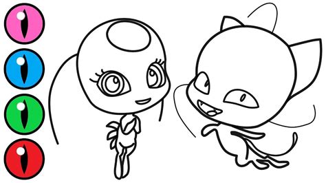 Check spelling or type a new query. Ladybug And Cat Noir Kwami Coloring Pages : Free Printable ...