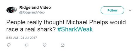 The Internet Wasnt Happy About Michael Phelps Race With A Fake Shark