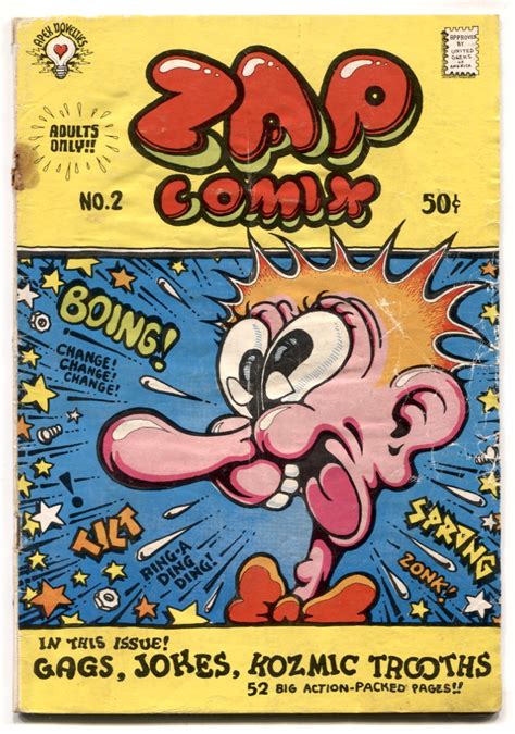 Zap Comix Robert Crumb Underground Nd Print Fr Comic Dta Collectibles