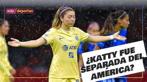 Club América Femenil Katty Martínez habría sido separada del primer