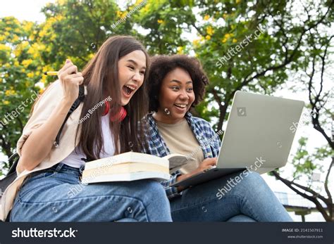 Happy Smiling Young Diversity Woman Happy Stock Photo 2141507911