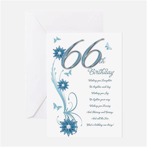 66th Birthday 66th Birthday Greeting Cards Card Ideas Sayings