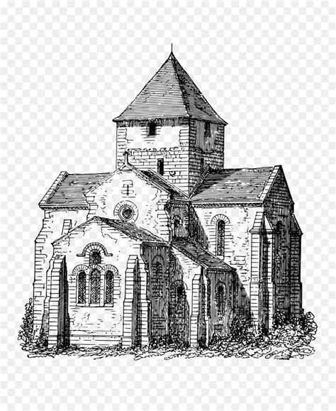 Gambar Gereja Untuk Mewarnai - Gambar Putih