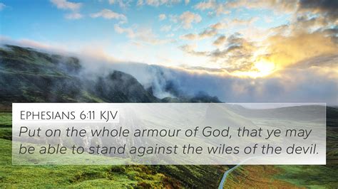 Ephesians 611 Kjv 4k Wallpaper Put On The Whole Armour Of God That