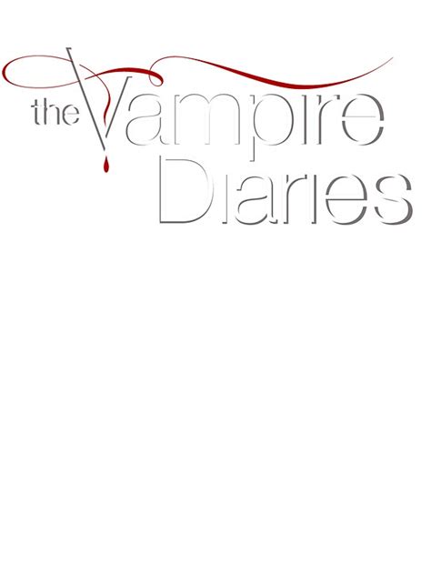 The Vampire Diaries Logo Stickers By Virginie Le Guen Bertheaume