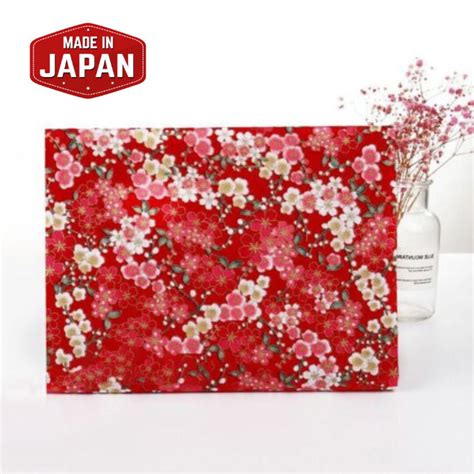 Japanese Style Cherry Blossom Bronzing Cotton Fabric For Etsy