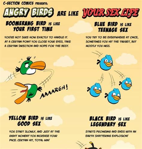 Life Of Lopsided 8 Angry Birds Are Like Your Sex Life