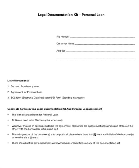 15 Loan Agreement Templates Word Pdf Pages